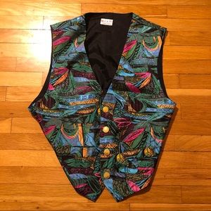 Vintage Retro Suit Vest